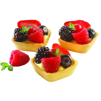 MOULE DE CUISSON SILIKOMART 20 CARRES/TARTELETTES - GAMME AIR PLUS